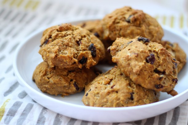 pumpkin cranberry scones | two coast kitchen