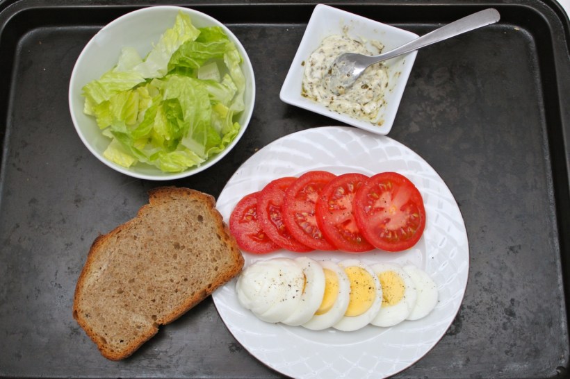 egg, lettuce, tomato sandwich | two coast kitchen