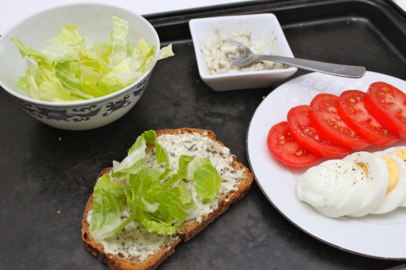 egg, lettuce, tomato sandwich | two coast kitchen